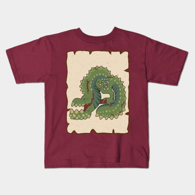 Deviljho Quest! Kids T-Shirt by MaxMeCustom